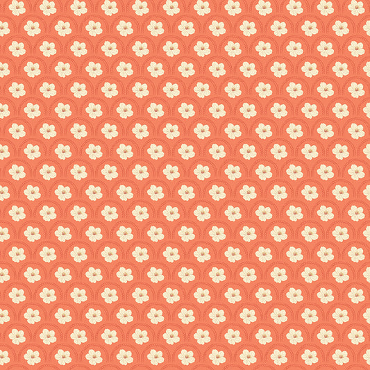 Southern Charm Peach Blossoms Rouge Fabric - By the yard