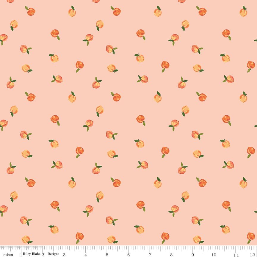 Southern Charm Peaches Peaches 'n Cream Fabric