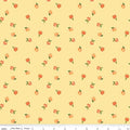 Southern Charm Peaches Yellow Fabric