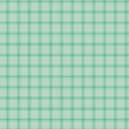 Southern Charm Gingham Mint Fabric - By the yard