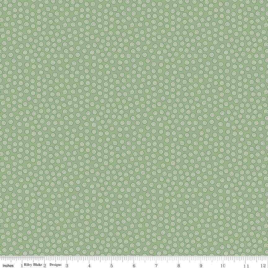 Rosewood Cameo Sage Fabric