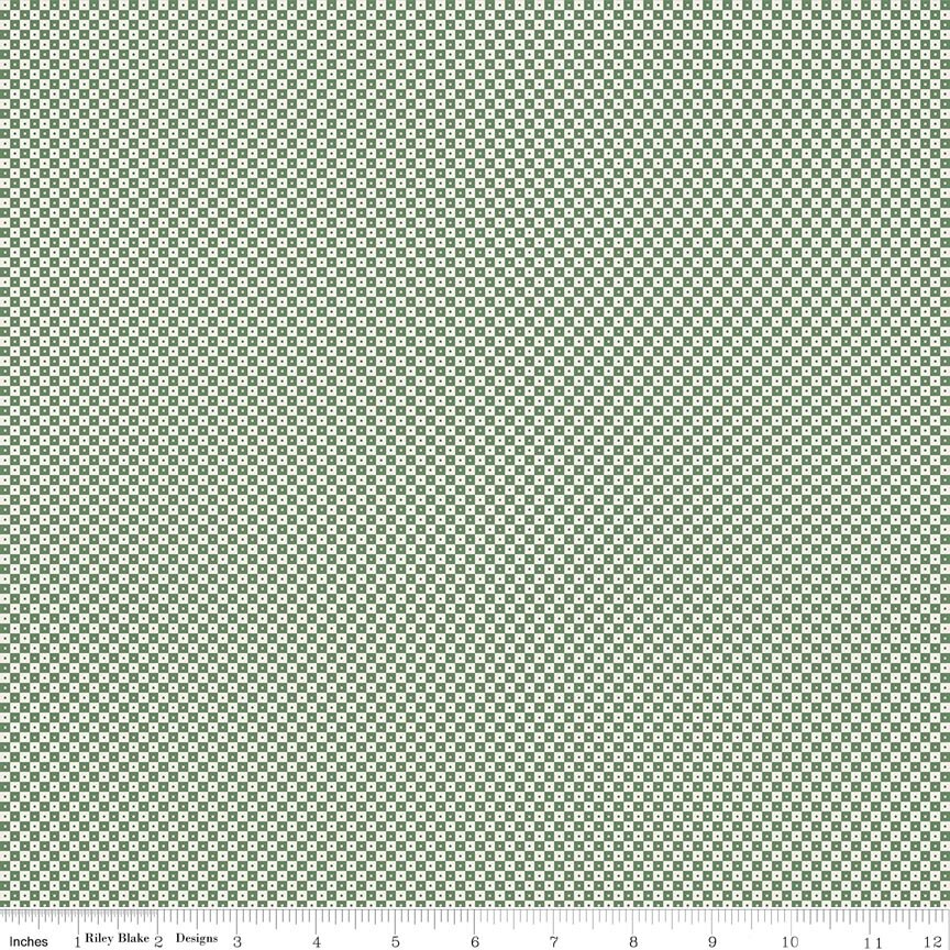 Rosewood Brindle Green Fabric