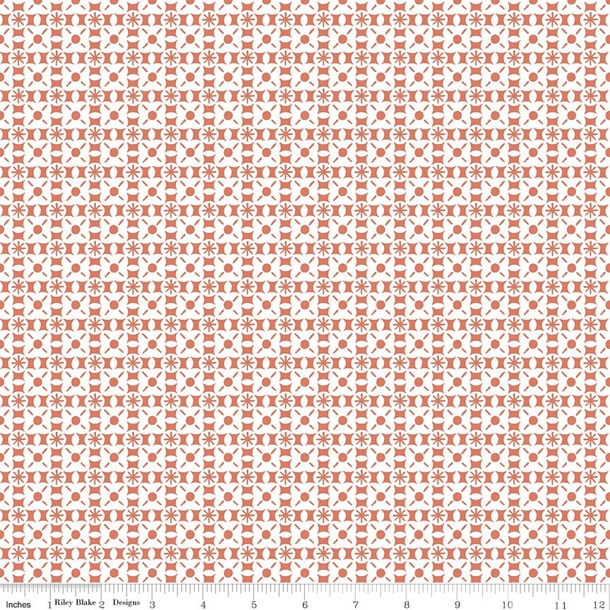 Sketchbook Geo Ginger Fabric