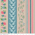 Correspondence Wide Stripe Wheat Fabric
