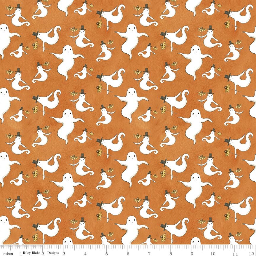 Spooky Ghosts Orange