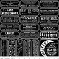 Scary Scraps Scary Sew Labels Black