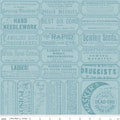 Scary Scraps Scary Sew Labels Blue