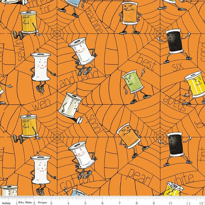 Scary Scraps Spooky Spools Orange