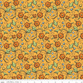Scary Scraps Fall Floral Orange