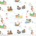 Happy Haven The Good Life White Fabric