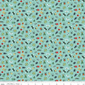 Happy Haven Bug Life Aqua Fabric