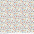Happy Haven Bug Life White Fabric