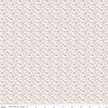Whimsical Woodland Mini Florals Pink Fabric
