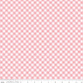 Whimsical Woodland Diagonal Gingham Pink Fabric by Riley Blake Designs