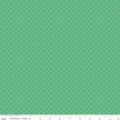 Whimsical Woodland Circle Dots Green Fabric by Riley Blake Designs