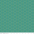 Orchard House Scallops Teal Fabric