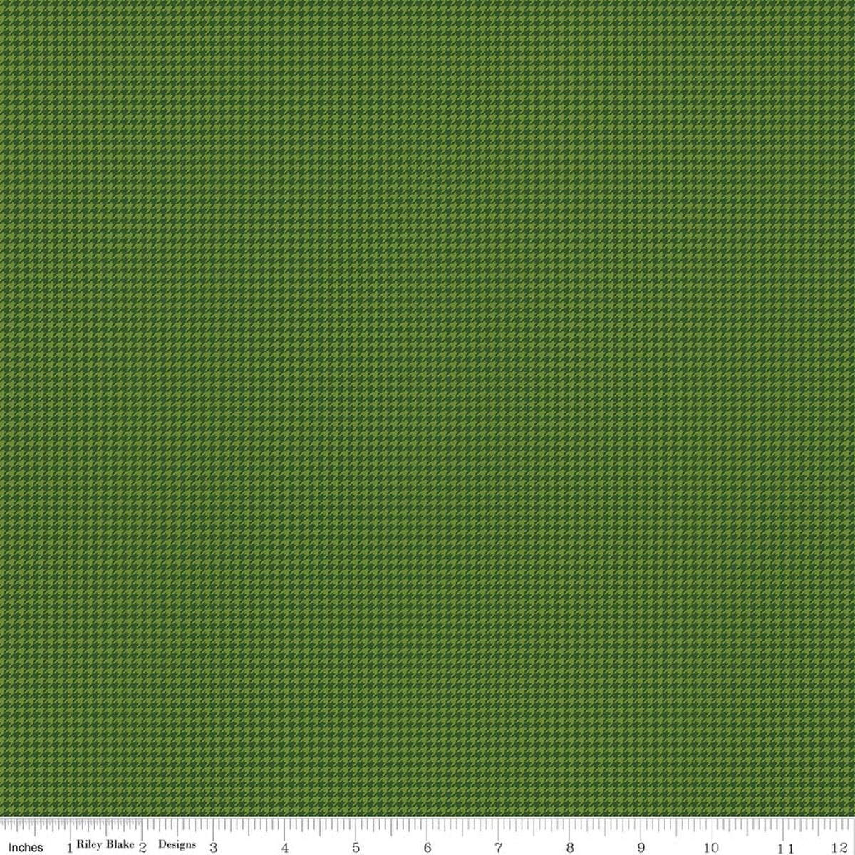 Cozy Autumn Houndstooth Olive by Beverly McCullough for Riley Blake Designs