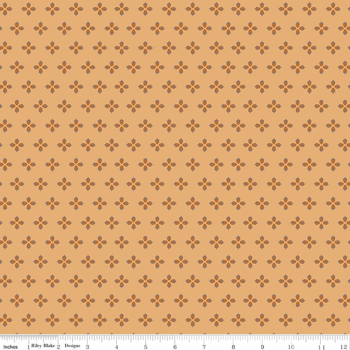 Cozy Autumn Tiny Acorns Daisy Fabric by Beverly McCullough for Riley Blake Designs