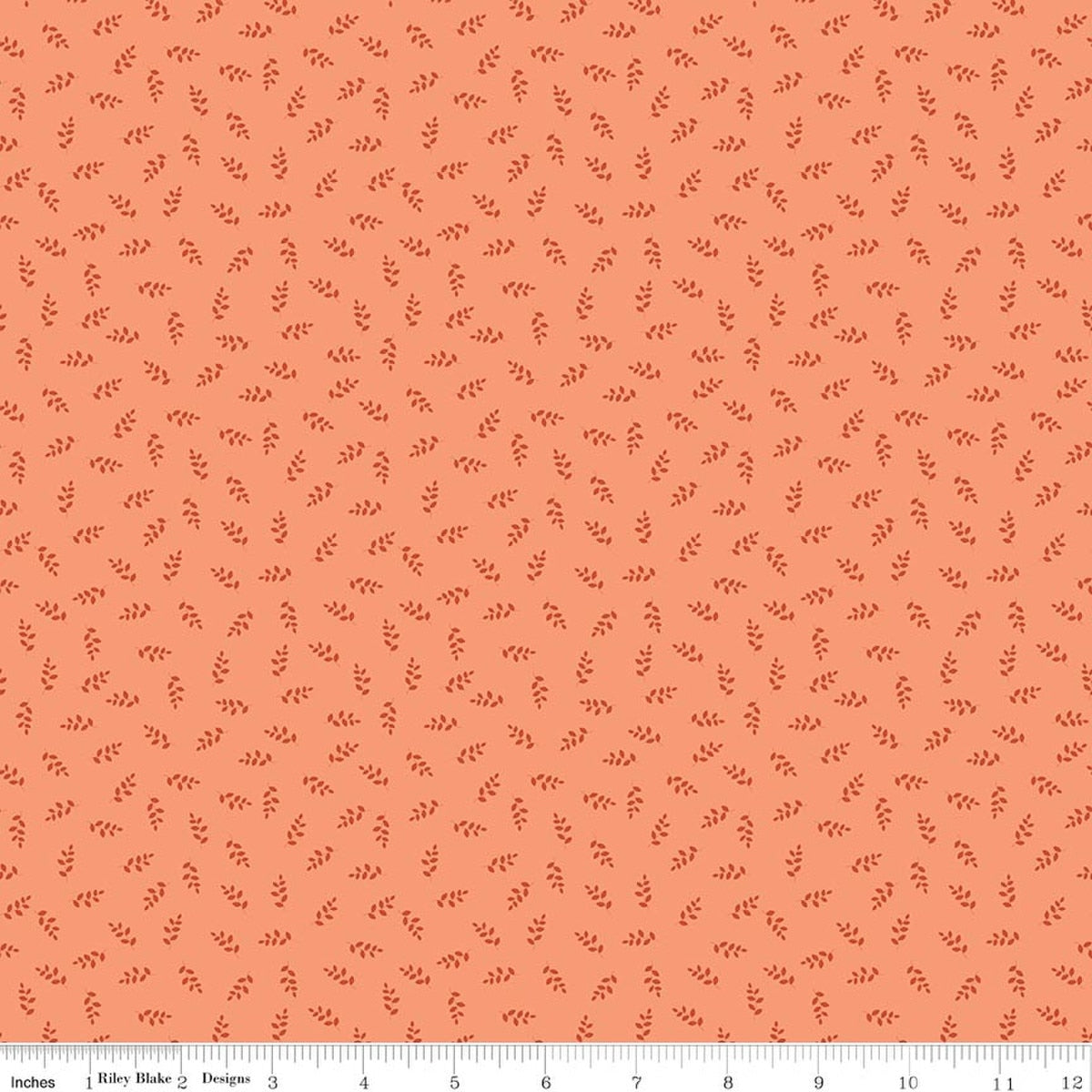 Cozy Autumn Vines Melon by Beverly McCullough for Riley Blake Designs