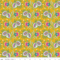 Kipling Gardens Pemberly Mustard Fabric