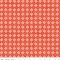 Colorful Critters Check Orange Fabric