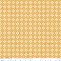 Colorful Critters Check Yellow Fabric