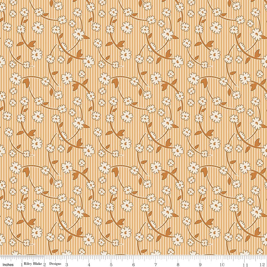 Denim & Daisy Hazel Daisy Fabric by Lori Holt for Riley Blake Designs