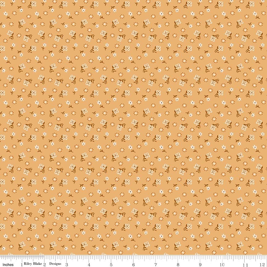 Denim & Daisy Meadow Daisy Fabric by Lori Holt for Riley Blake Designs