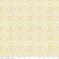 Blissful Moments Medallions Yellow Fabric by Lisa Audit for Riley Blake Designs