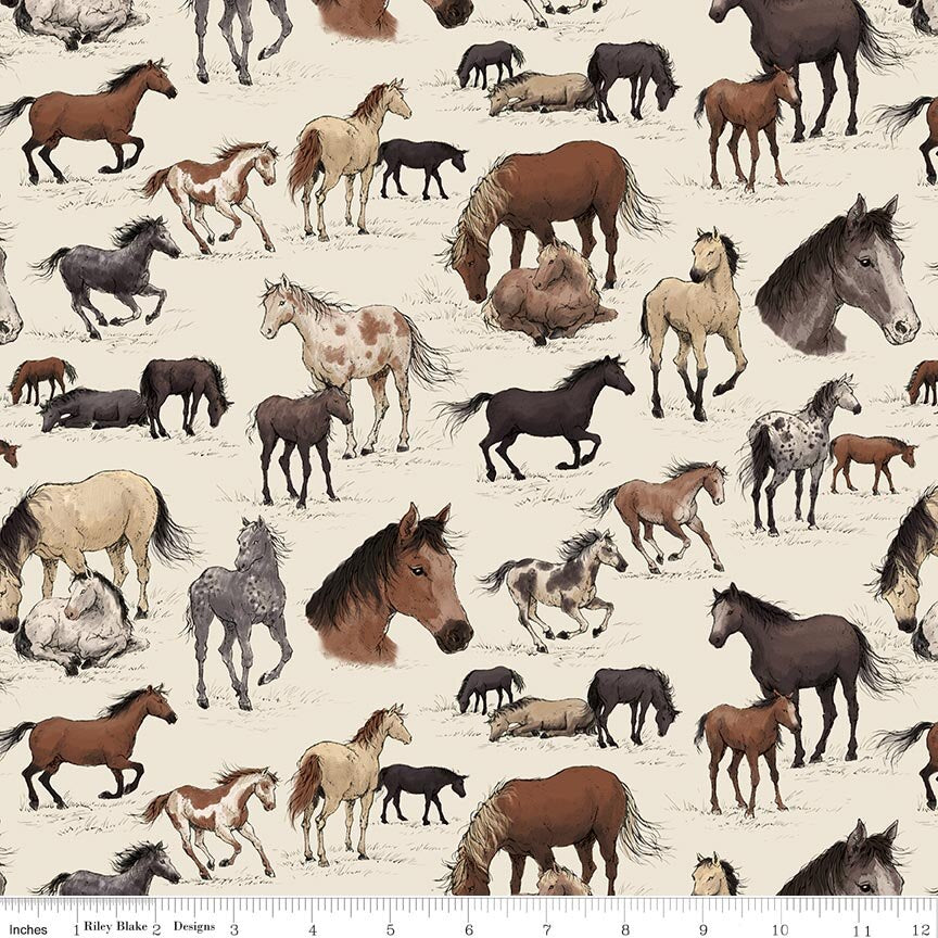 Horseshoe Creek Main Linen Fabric