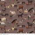 Horseshoe Creek Main Light Raisin Fabric