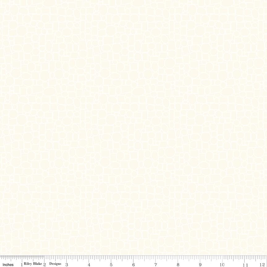 Quilt in Color Cobblestones Ivory Fabric