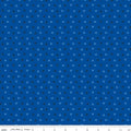 Quilt in Color Tiny Triangles Blue Fabric