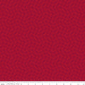 Quilt in Color Wavy Grid Red Fabric