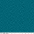 Quilt in Color Wavy Grid Teal Fabric