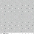 Quilt in Color Twinkle Stars Gray Fabric