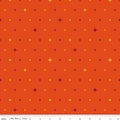 Quilt in Color Twinkle Stars Orange Fabric