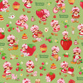 The World of Strawberry Shortcake™ Main Green Fabric