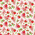 The World of Strawberry Shortcake™ Toss Cream Fabric