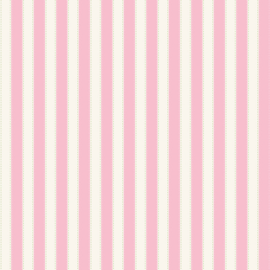 The World of Strawberry Shortcake™ Stripes Pink Fabric