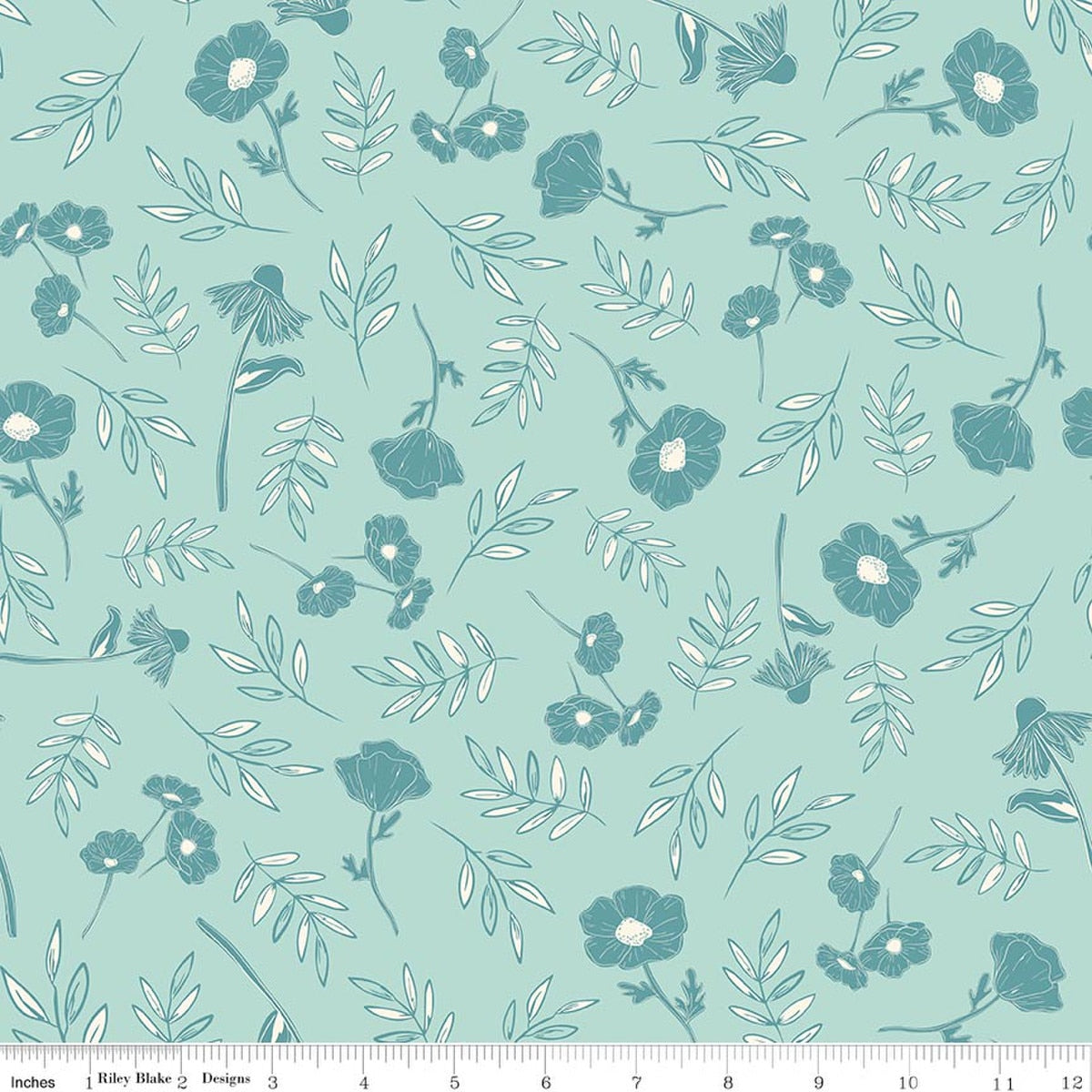 Briarhill Boho Floral Songbird Fabric by Beverly McCullough for Riley Blake Designs
