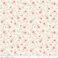 Briarhill Floral Swirls Vintage White Fabric by Beverly McCullough for Riley Blake Designs