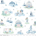 Coastal Dreams Main White Fabric by Tasha Noel for Riley Blake Designs