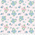 Coastal Dreams Hydrangeas Pink Fabric by Tasha Noel for Riley Blake Designs