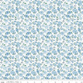Coastal Dreams Floral Blue Fabric by Tasha Noel for Riley Blake Designs