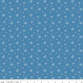 Coastal Dreams Bouquet Denim Fabric by Tasha Noel for Riley Blake Designs