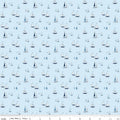 Coastal Dreams Sailboats Blue Fabric by Tasha Noel for Riley Blake Designs