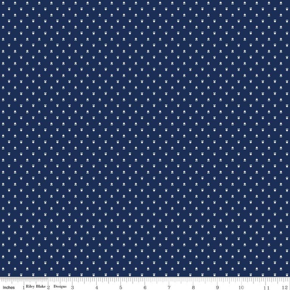 Coastal Dreams Ditsy Navy Fabric by Tasha Noel for Riley Blake Designs