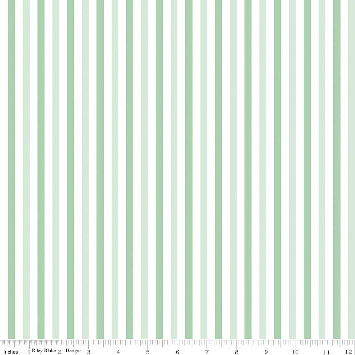 Coastal Dreams Stripes Green Fabric by Tasha Noel for Riley Blake Designs