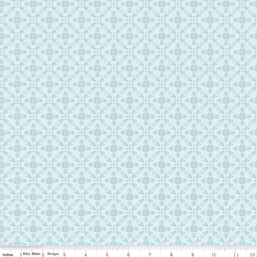 Anne with an E Geometric Blue from Riley Blake Designs